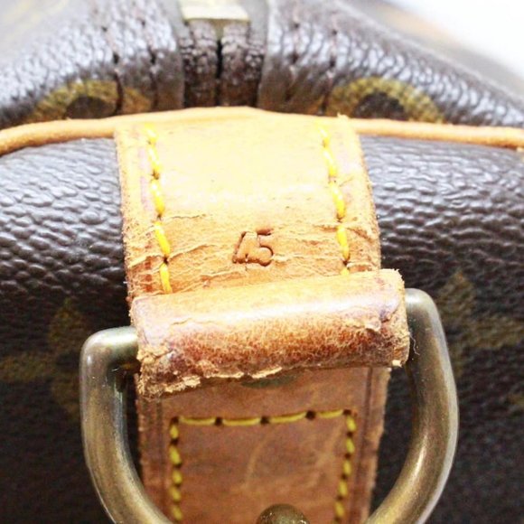 LOUIS VUITTON #42839 Monogram Canvas Keepall Bandouliere Duffle Bag - Picture 10 of 10